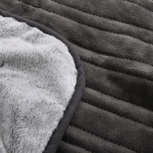 Faux Mink Heated Throw